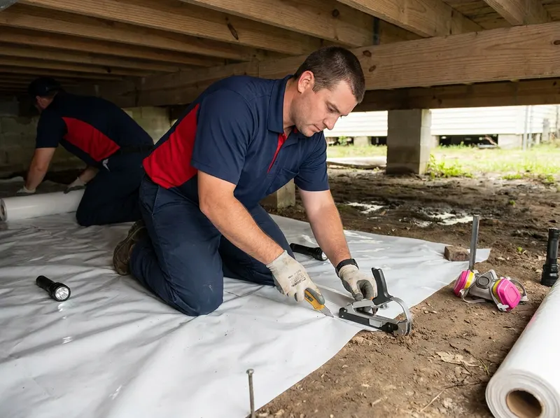 Crawl Space Encapsulation Treatment in Gulfport, MS