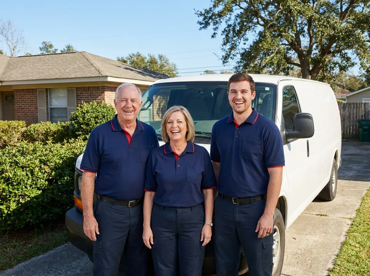 The Lunexa Pest Defense team, pest control service in Gulfport, MS